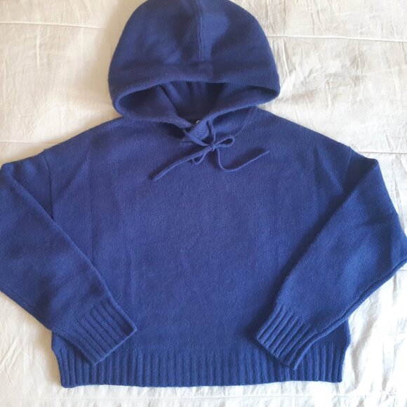 The Group by Babaton Luxe Cashmere Hoodie in Bluish Purple - Picture 2 of 7
